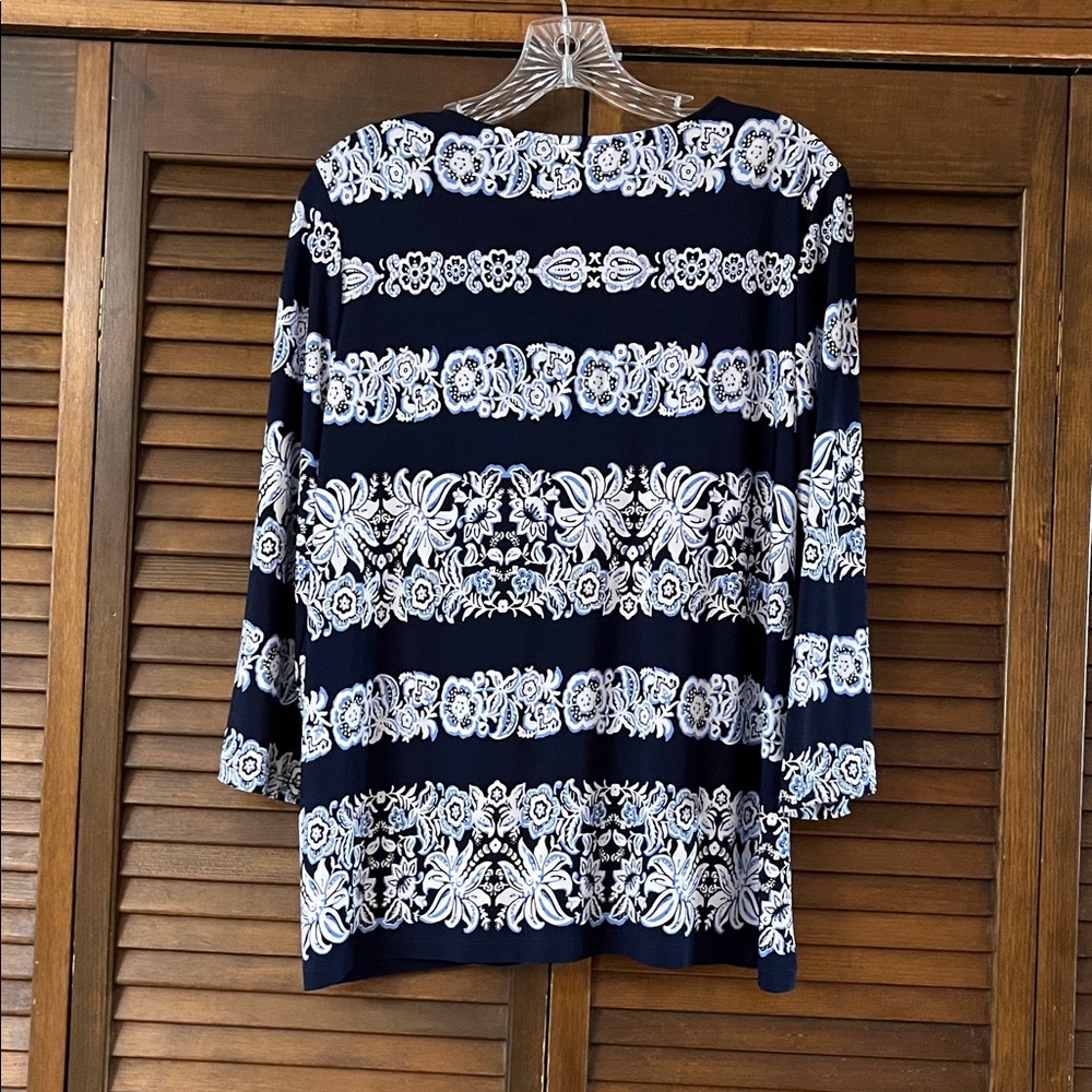 Ruby Rd. Petite Patterned Tunic - Picture 3 of 6
